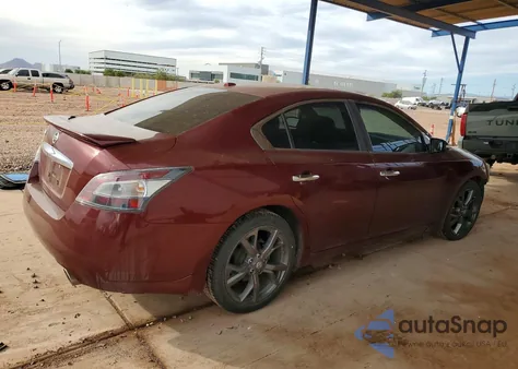 2013 Nissan Maxima S z USA, uszkodzony, nr VIN 1N4AA5AP8DC810139